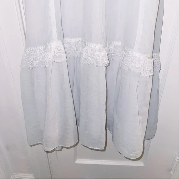 Vintage Gunne Sax Era Lace Long Sleeve Boho Bohemian Maxi Dress Cottagecore - Picture 2 of 11